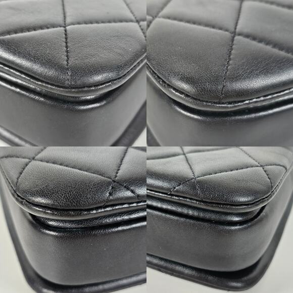 Chanel Lambskin Quilted Medium Trendy CC Flap Top Handle Bag Black - Picture 15 of 16